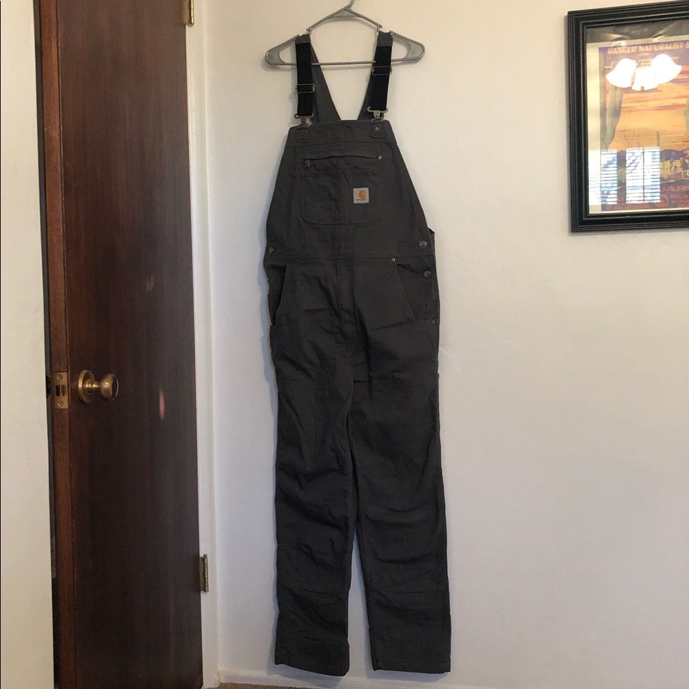 Men’s M Gray Carhartt RUGGED FLEX RIGBY OVERALL